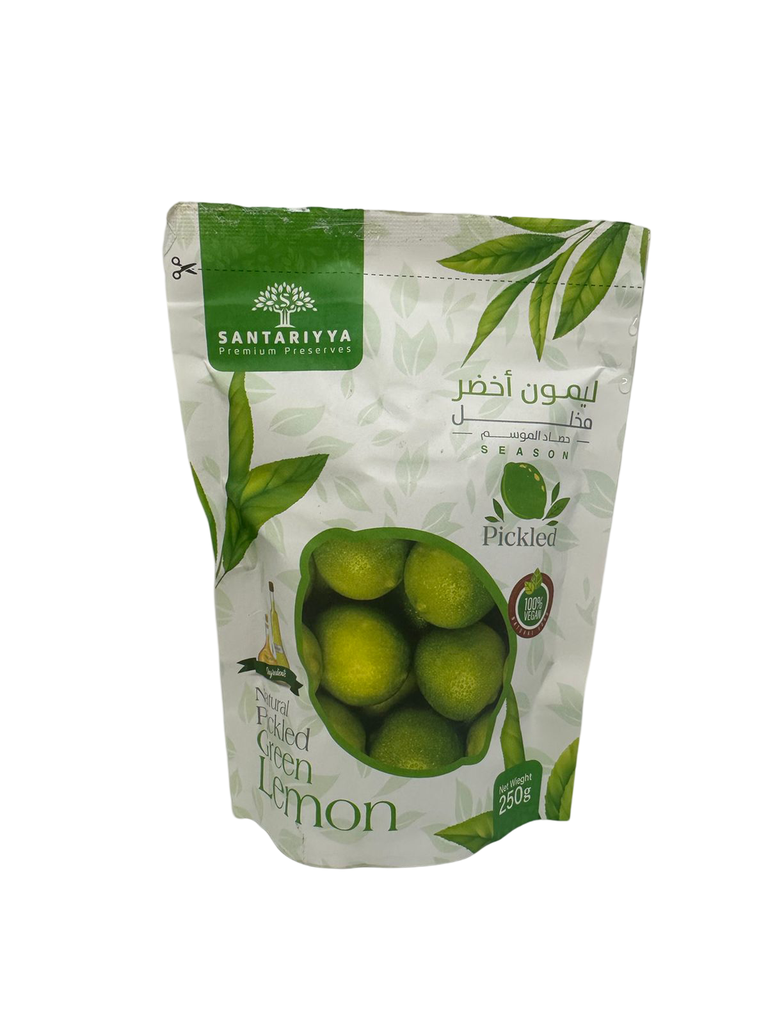 Whole Green Pickled Lemon Pouch 250g